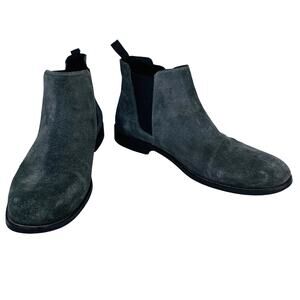 ORO Los Angeles Classic Chelsea Boots Gray Suede 9 EU42